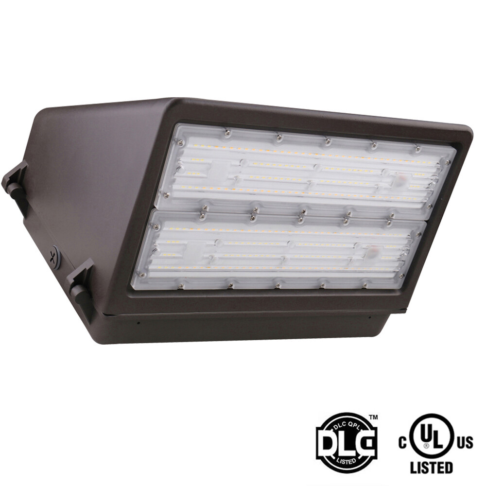 80W Full Cut-Off LED Wall Pack Light w/Photocell Commercial 5000K ...