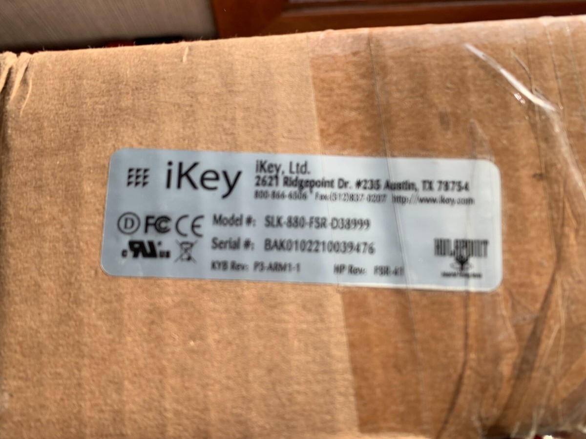 SLK-880-FSR-D38999 iKEY Keyboard Chiclet Military Backlit SLK-880-FSR-D38999 iKEY Keyboard Chiclet Military Backlit