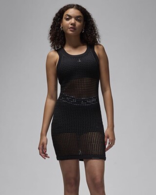 Nike Air Jordan Women's Knit Dress (Black) XS New FV7110