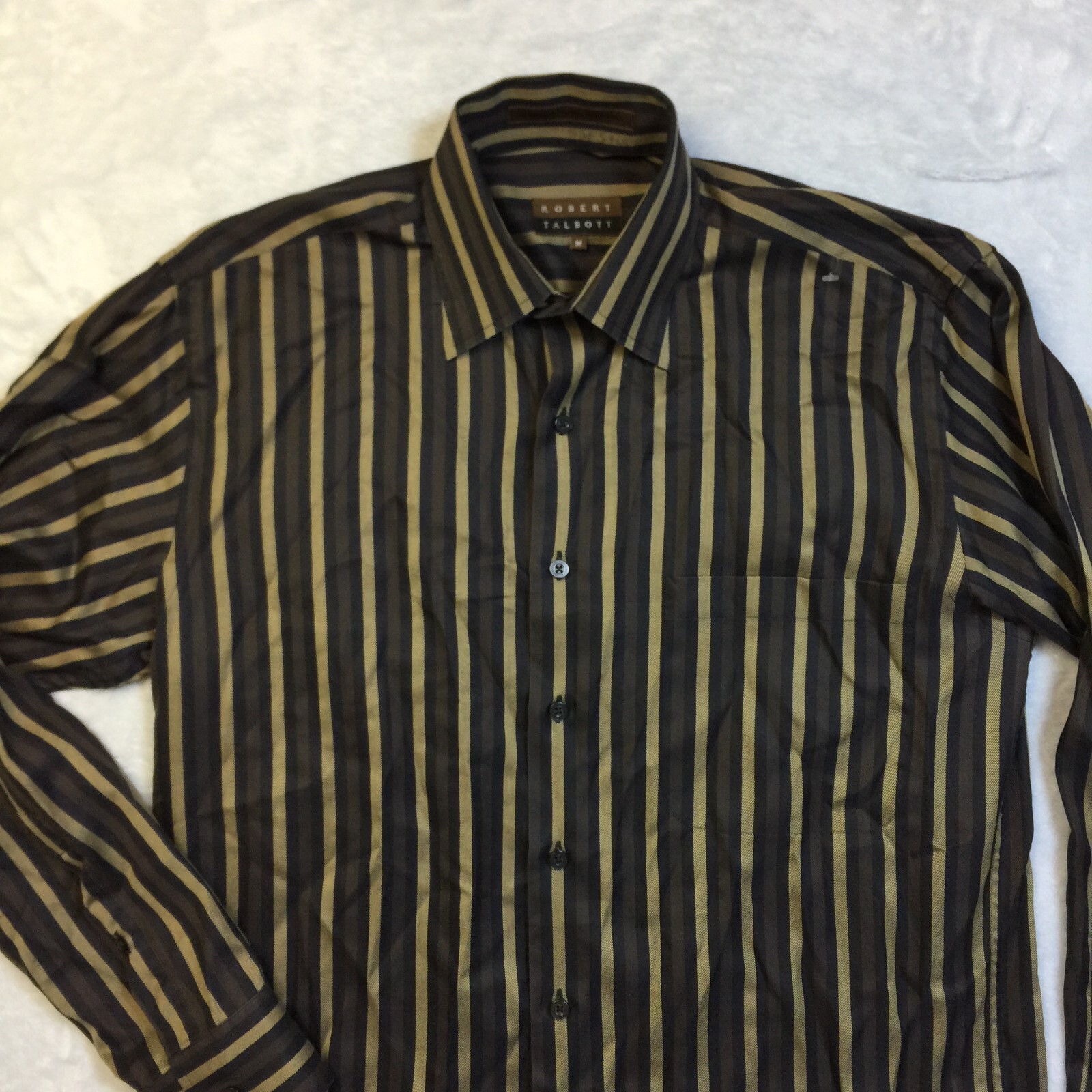 Robert Talbott Hidden Button Down Mens Shirt M Mu… - image 3