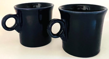 Vintage Fiesta Ware - Set Of Two Gorgeous Mugs - Cobalt Blue - Made in the USA