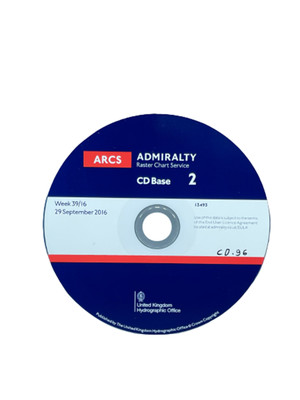 Admiralität Arcs CD Basis 2 Raster Chart Digital Offiziell Maritim 39/16 13493