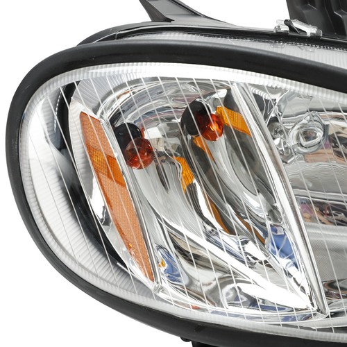 Headlights Headlamps Left & Right Pair Set For 02-18 Freightliner M-2 M2 - Picture 8 of 8