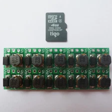 10P SMD Super Small Step Up Board DC DC 0.9-5 V to 5V Battery Voltage Regulator