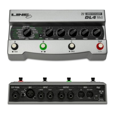 Line 6 25th Anniversary DL4 MkII Delay Modeler Guitar Effect Pedal Limited Color