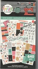 Create 365 Happy Planner Stickers Value Pack MISS MAKER Sewing Theme FREE Ship!