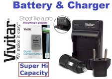 Super Hi EN-EL14a Li-Ion Battery With Dual Volt Charger For Nikon D3400 D5600