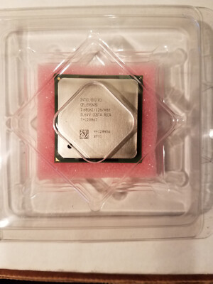 Intel Celeron 2.6 128 KB L2 Cache FSB 400 MHz 2.6 GHz Socket 478 CPU  SL6VV