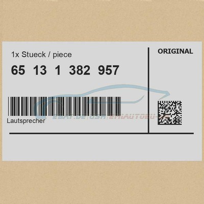 Original BMW 65131382957 - Lautsprecher 8er | eBay