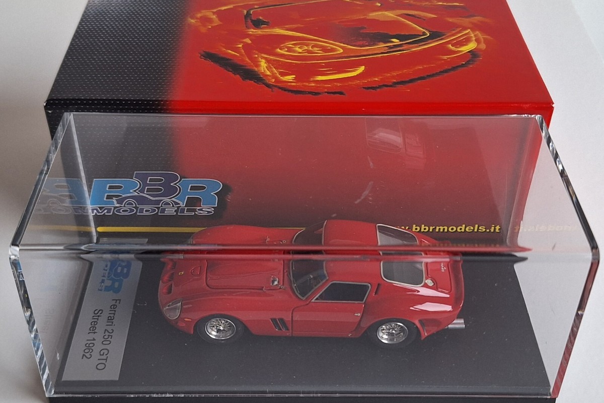 100%品質 Street GTO 250 Ferrari WOW Red BBR56A BBR 1:43 1962 BBR