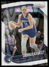 2025 Panini Prizm WNBA #109 Dorka Juhasz White Seismic Prizms
