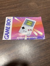 Vintage Nintendo Gameboy System Booklet Instruction Manual Only Paperwork