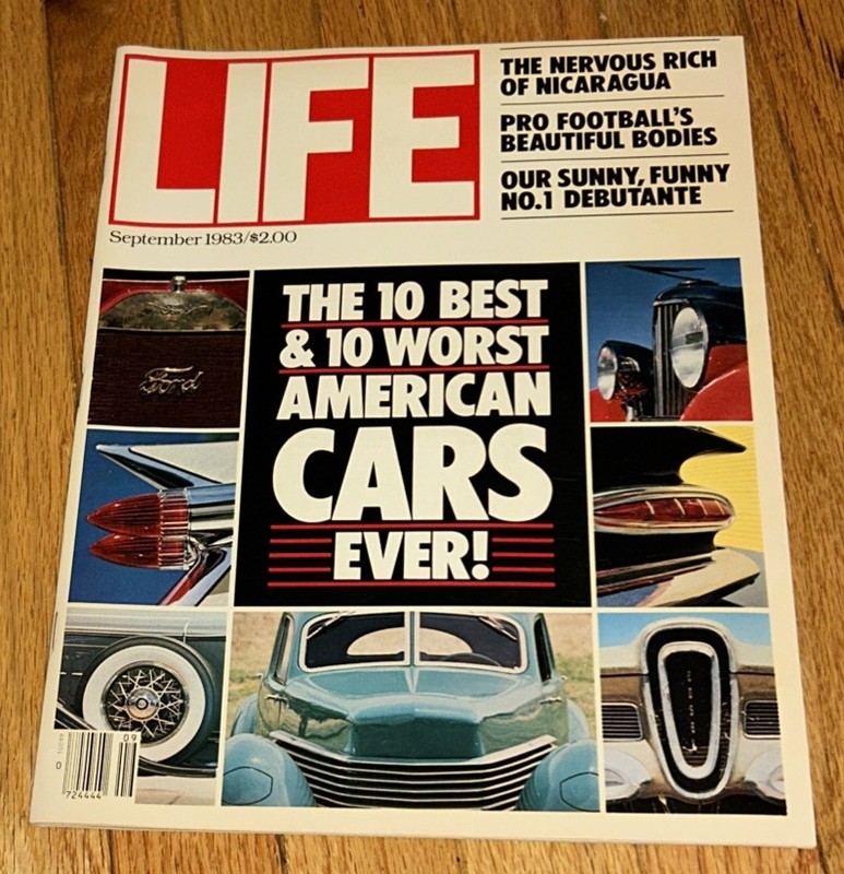 Life Magazine Sept 1983 Illustrated Cars Issue 39 Vol 6 10 Best & Worst Cars