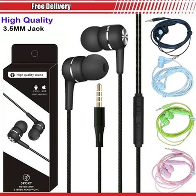 In Ear Kopfhörer Ohrhörer für Motorola Moto G G4 G5 G6 G7 G8 G9 G10 Power Plus