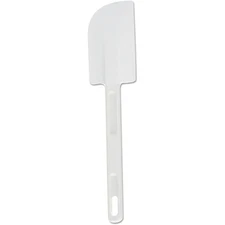 9.5 Inch White Spatula with Clean-Rest Design for Cold Temperature Scraping
