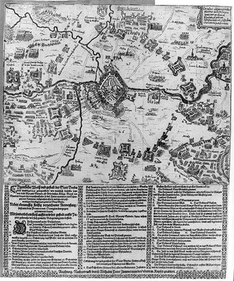Breda Netherlands 1625 Siege Map Ambrogio Spinola Justinus van Nassau