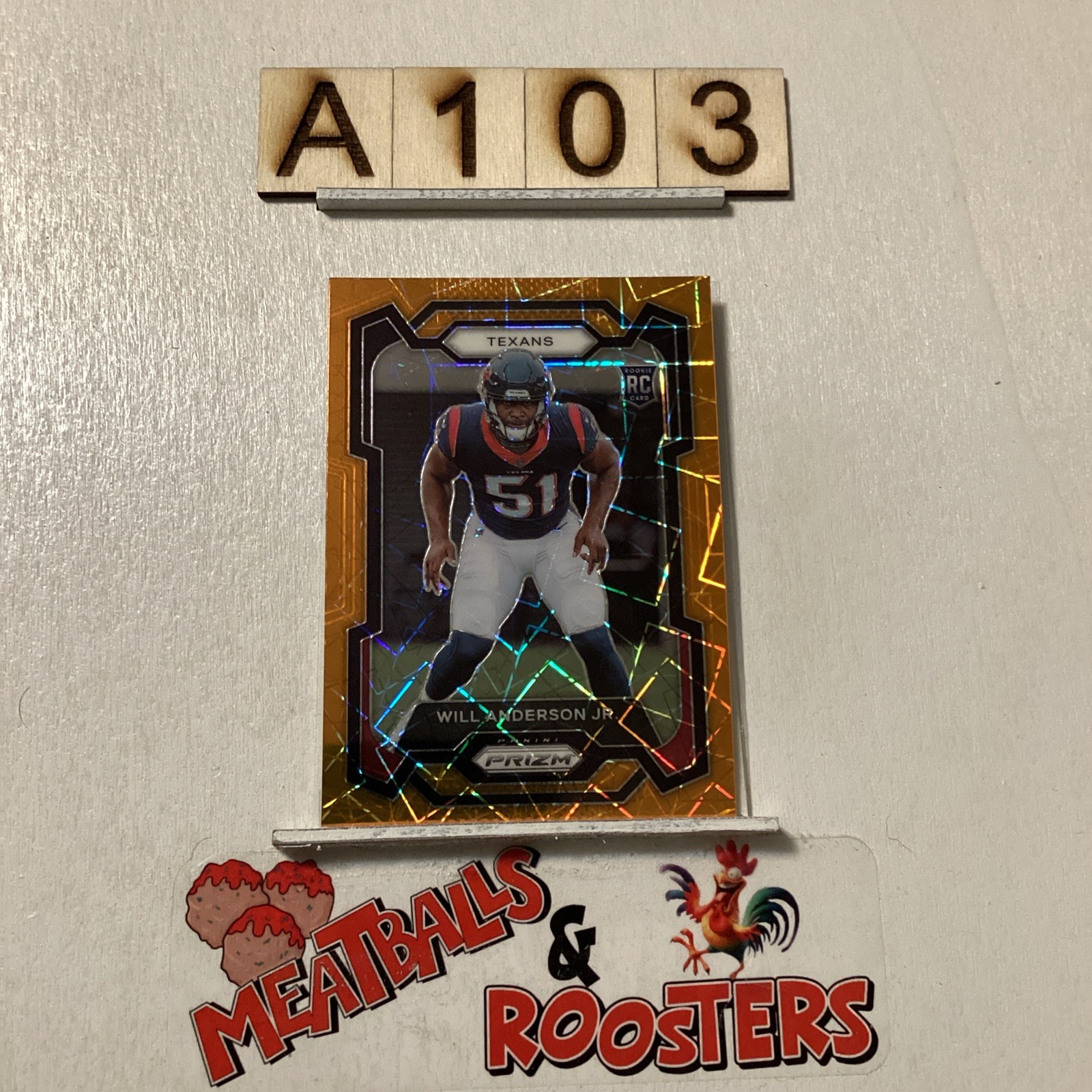 2023 Panini Prizm Will Anderson #342 Rookie Lazer Prizm