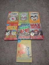 Lot of 7 Kids Chapter Books by James Patterson I, Funny | Middle School | Max Ei
