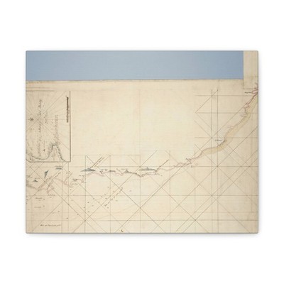 Unknown - Map of the Coast from Saldanha Bay to Richard s Bay - Canvas Wall Art
