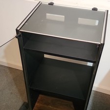 Floor Standing Glass Display Case Cabinet with Shelves for Retail Display
