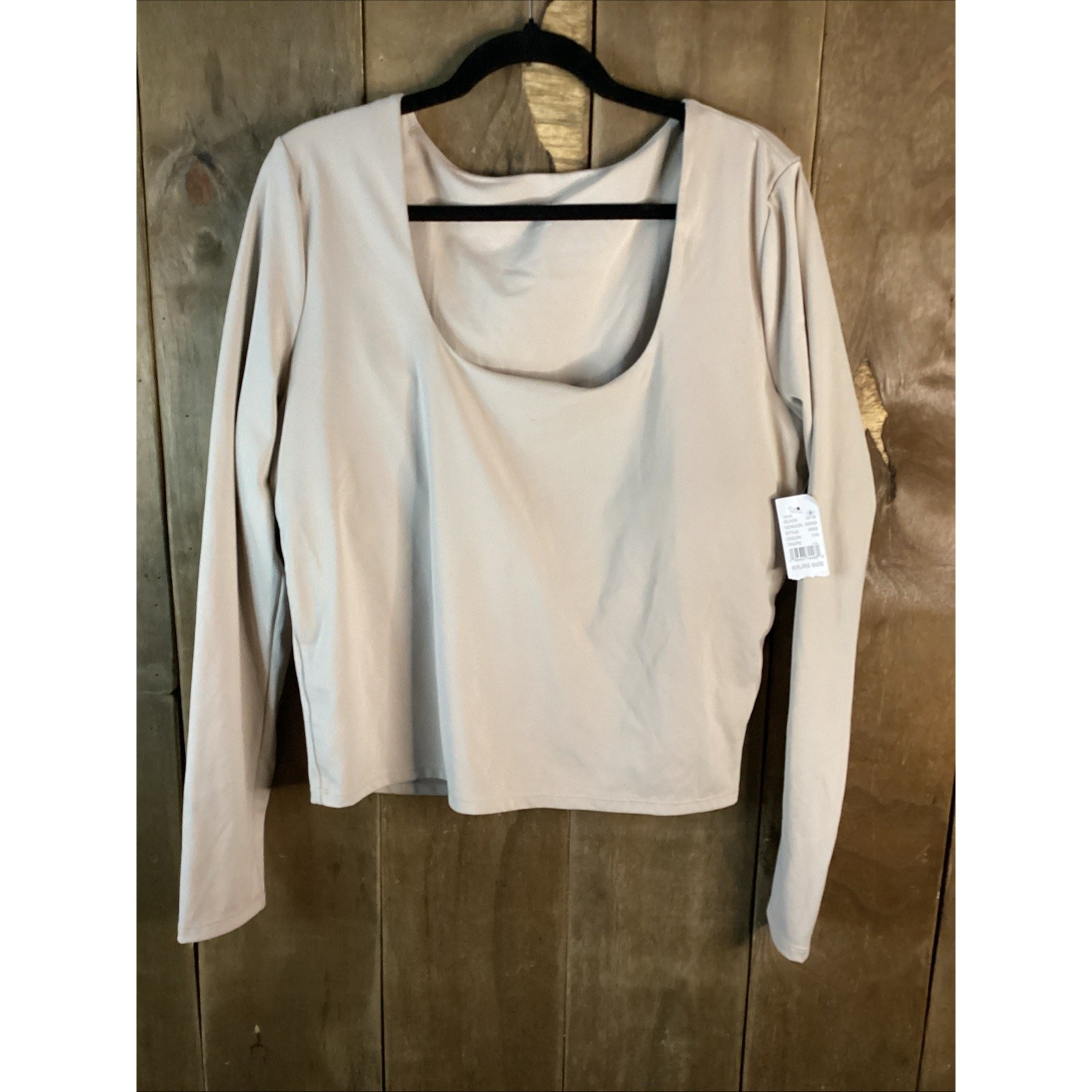Contour By PacSun Long Sleeve Shaper Shirt Size 2XL Beige