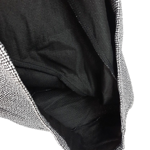 Mini abito vintage Y2K Enfocus trasparente a pois taglia 14P nero bianco grigio nuovo con etichette - Foto 16 di 19