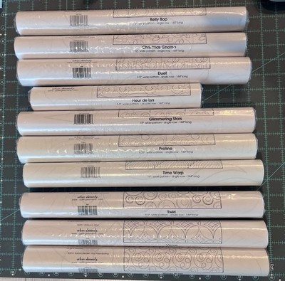 Urban Elementz Qty 10 Paper Pantographs for Longarm Quilting, New!