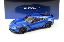 AUTOart 1:18 Chevrolet Corvette C7 Z06 Coupe Laguna Blue Tintcoat 71265