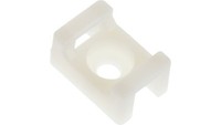 Mocowanie Opaski Kablowej, 15Mm X 10 Mm, Kolor: BiałY, 250-Szt., -45→ +85 C., RS