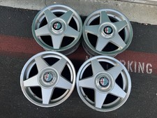 Alfa Romeo Momo 7200 Wheels 15x7 Set. Milano, GTV-6 164 5x98 Rare Center Lock