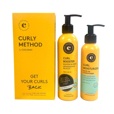 COCUNAT - Curly Method - Curl Booster and Conditioner for Perfect Curls 2 Steps