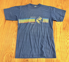 Vintage 80s Augustana Vikings T-Shirt Veiva Sheen Small Single Stitch USA Made