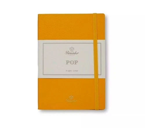 Pineider Cahier À Lignes POP Jaune Taxi 14,5x21 CM CNLL002M588