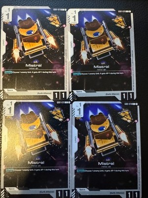 Mistral Gundam TCG - GD01-078 - C  NM Playset (4x)