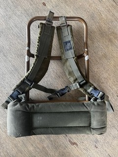 Tactical Tailor OD Green Pack Frame w/ Shoulder Straps & Padded Waist Belt USA