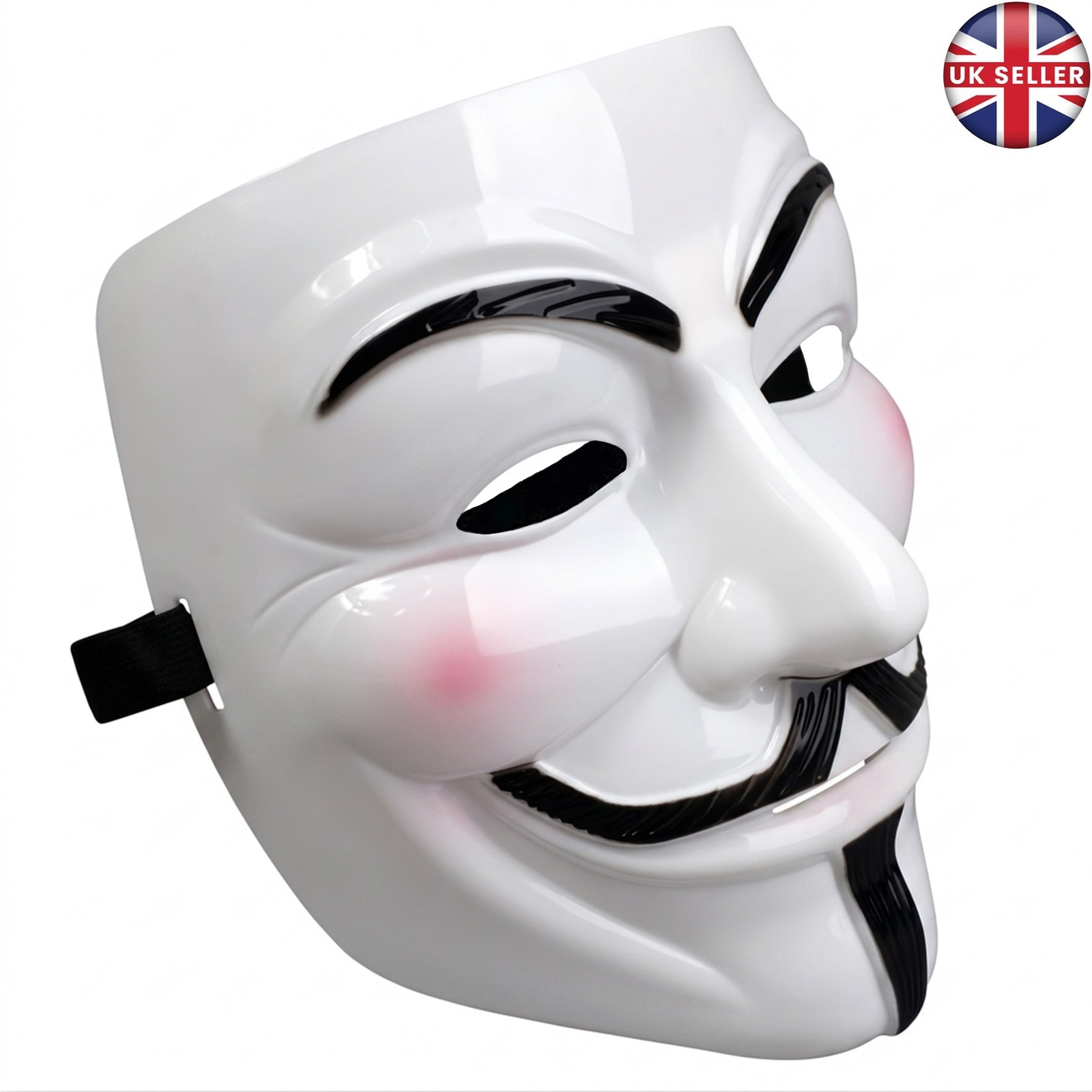 V For Vendetta Guy Fawkes Mask & Cape with Hat Anonymous Adult