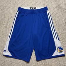 Pantaloncini NBA allenamento Steve Kerr Golden State Warriors 2014 rilasciati dalla squadra XL