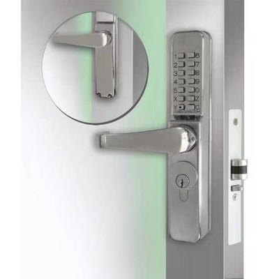 Codelocks Mechanical Lockset,Stainless Steel,Lever CL465-SS Codelocks CL465-SS