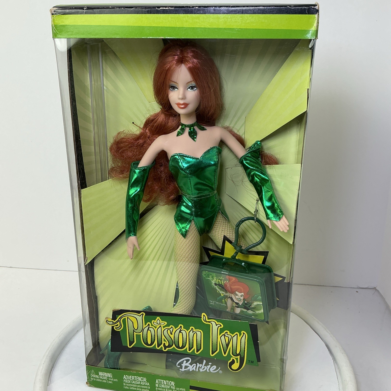 2004 Barbie POISON IVY Doll DC COMICS New In Box  #H1668 Mat