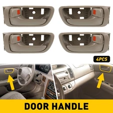 4x Car Handle Interior Door Pull Front Rear Right Left Fit 02-2006 Toyota Camry