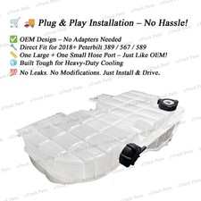 2018+  Peterbilt 389 567 589 Heavy Duty Coolant Reservoir Tank for  T1673008