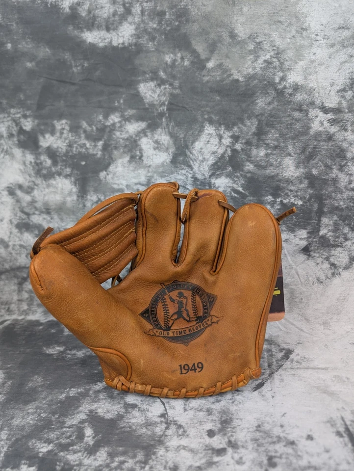 Guante Shoeless Joe Flders 1949 FGR Serie Edad de Oro Nuevo Con Etiquetas Derecha Derecha Foto 2 de 4