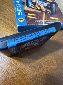 SEGA CD BACK UP RAM CART (Sega CD SCD) CIB Complete In Box! CHEAPEST! Free Ship!