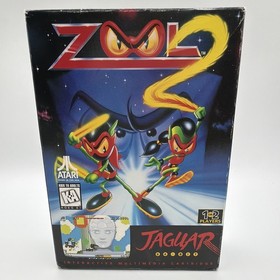 Zool 2 (Atari Jaguar, 1994) Complete In Box CIB With Manual Tested