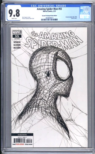 AMAZING SPIDER-MAN #55 CGC 9.8 (White Pages) Second Printing/Variant Cover