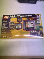 ATI All-In-Wonder Pro Factory Sealed NOS Vintage PCI Graphics Card TV Tuner.Rare