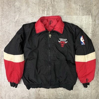 Vintage 90 s Chicago Bulls Pro Player Reversible Puffer Jacket Size Large 