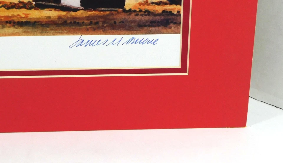 Pete Rose Signed 16 x 20 Color Matted Lithograph Reds JSA Auto - Image 3 of 4