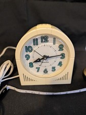 Westclox Round Electric Clock Made In USA.