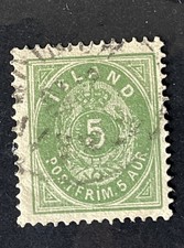Iceland 16, used F, CV $14